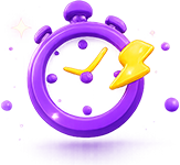Clock icon representing time saved